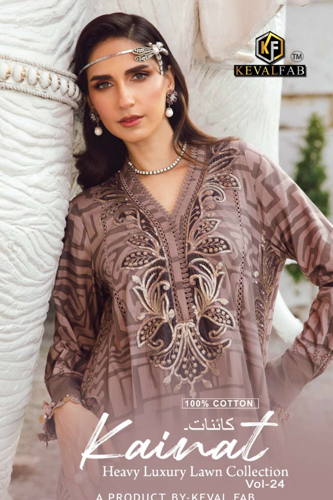 Keval Feb KEVAL KAINAT VOL 24 Heavy Cotton Printed Designer Salwar Suit 