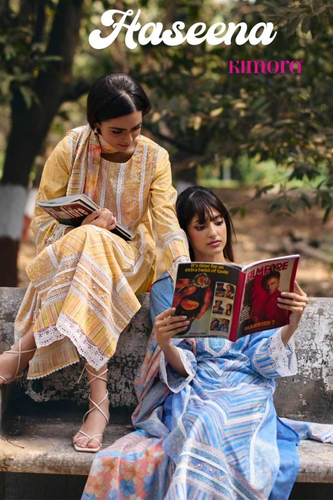 Kimora Haseena 2339 2342 Crafted Pure Cotton Lawn Designer Salwar Suit