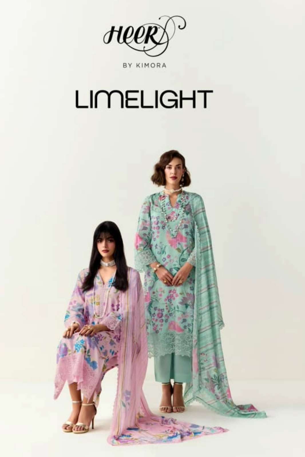 Kimora Heer Limelight 0011  0016 Pure Cotton Lawn Digital Printed Salwar Suit