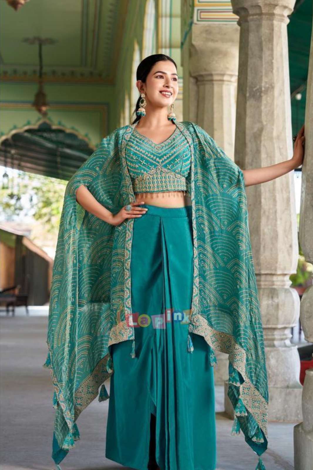 Lapink 21679 Chinoon Fabric with Moti Embroidery Designer Salwar Suit 