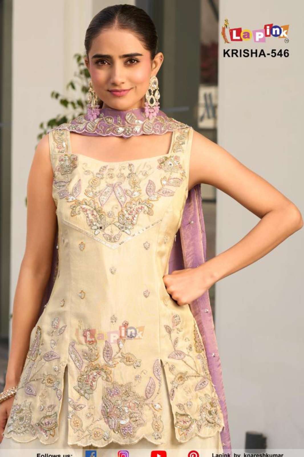 Lapink 21714 Shimmer Fabric Embroidery with Stones work Designer Salwar suit