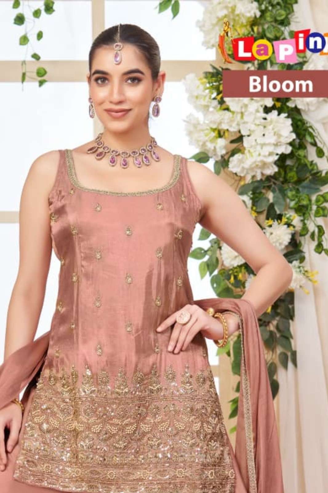 Lapink 21722 Shimmer Fabric Embroidered with sequence & Moti work Designer Salwar Suit