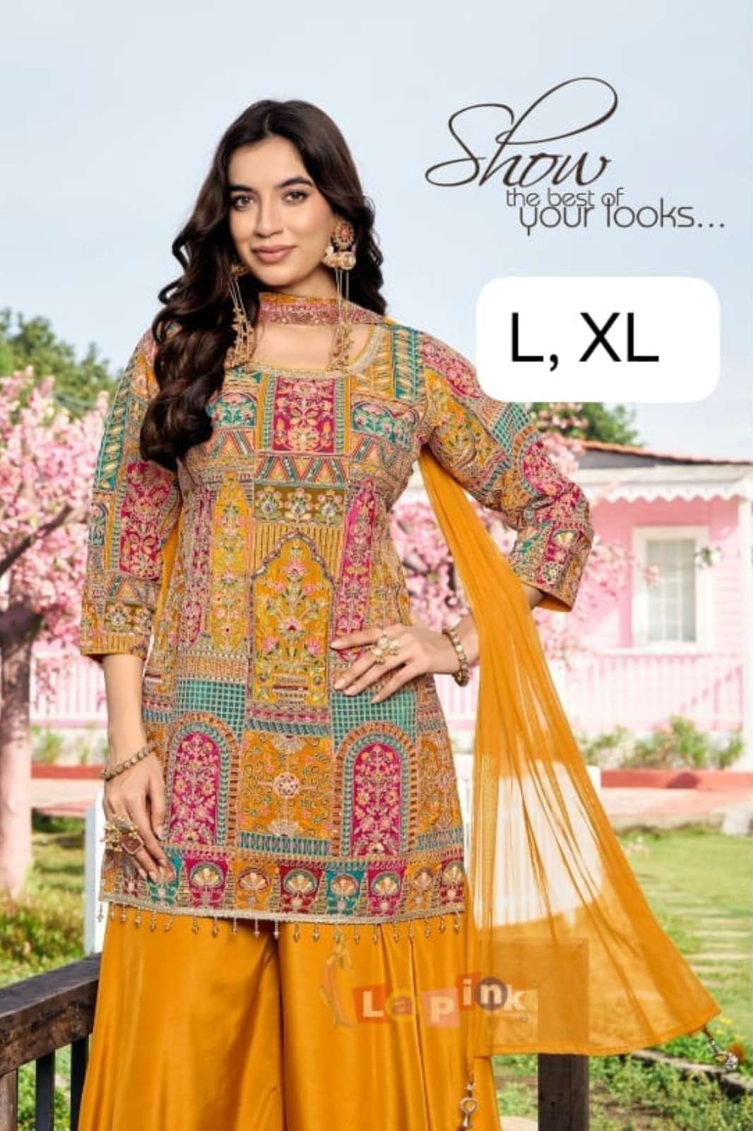 Lapink 21723 Silk Fabric Embroidery with Sequence & Moti work Designer Salwar Suit