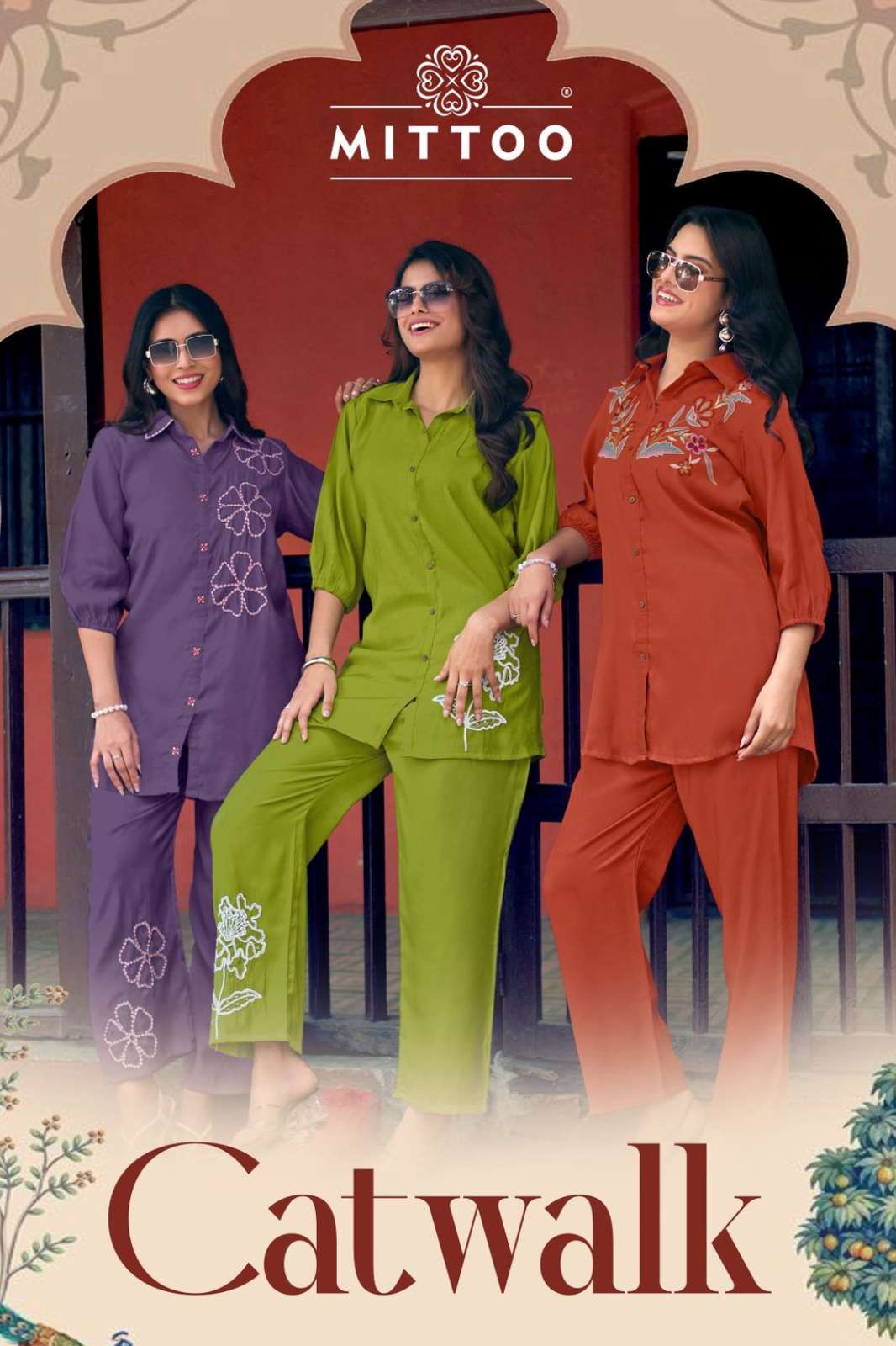 MITTOO CATWALK VISCOSE WEAVING PRINTED DESIGNER KURTIS 