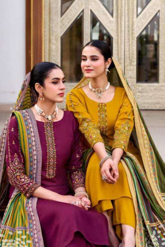 Mumtaaz Arts JAMDANI Viscose Jam Digital Printed Salwar Suit 