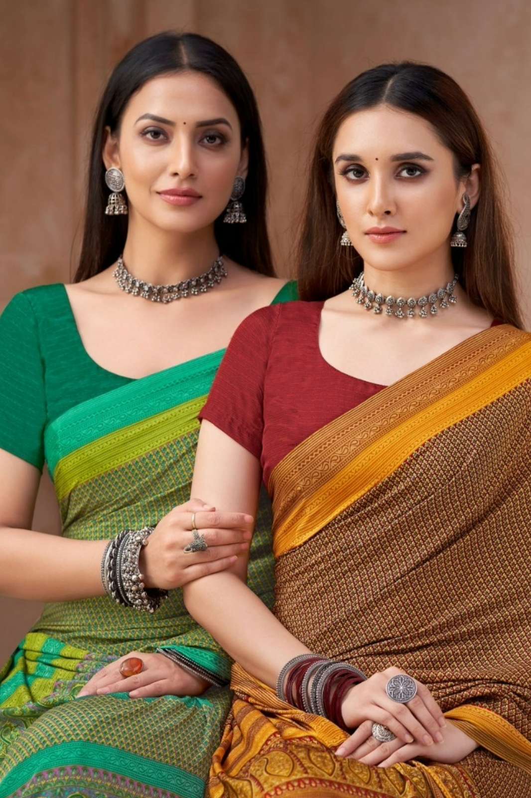RUCHI VEDANTA SILK VOL 44 SERIES 42401A TO 42405D Silk Crepe sarees Collection