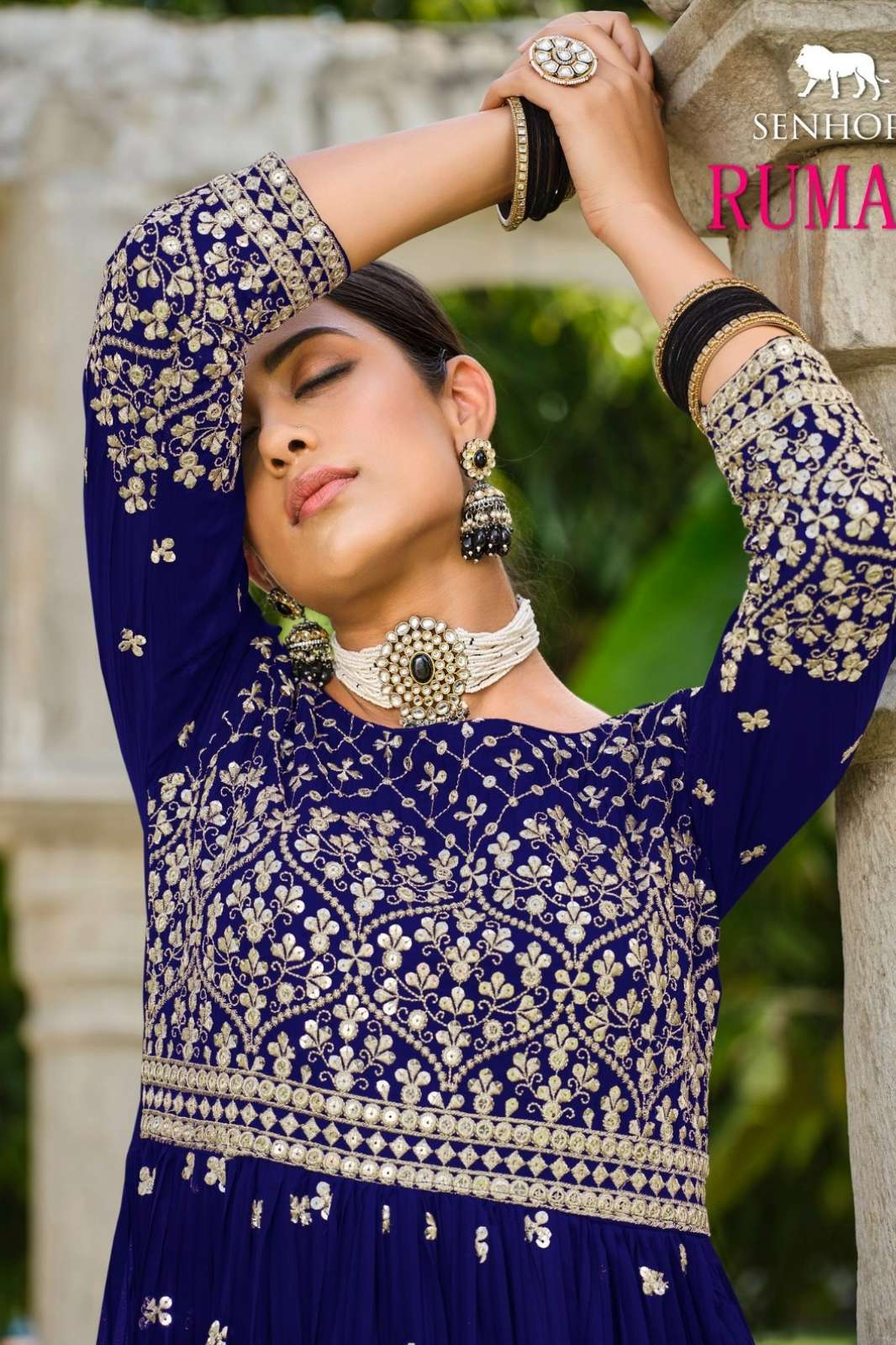 SENHORA RUMANA 3001A TO 3001D Pure Fox Georgette Fabric Lehenga With Sequence Work Wedding Wear Suit