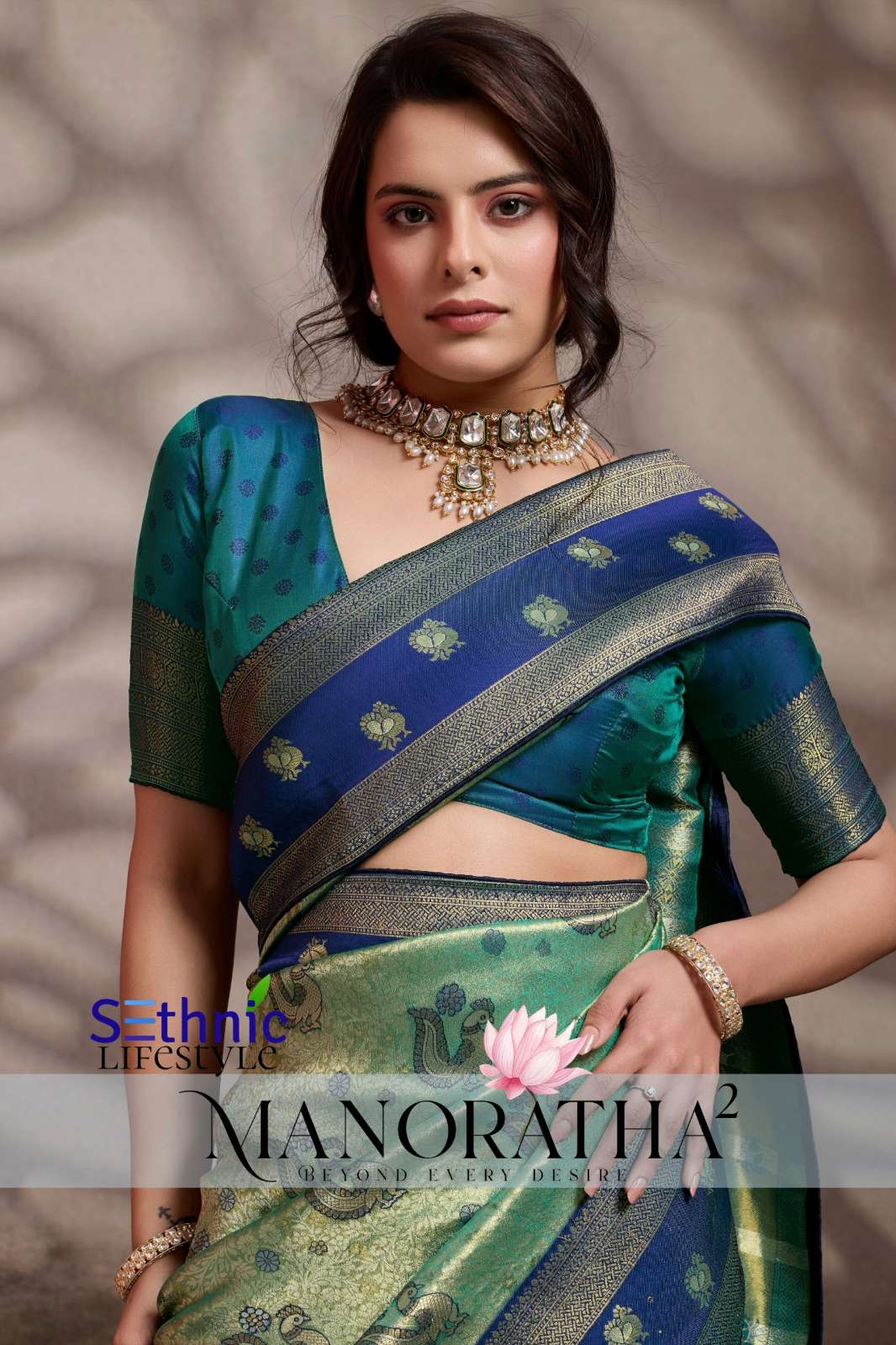 Sethnic Manoratha vol 2 119001 to 119010 Kanjivaram Soft Silk Weaving Saree