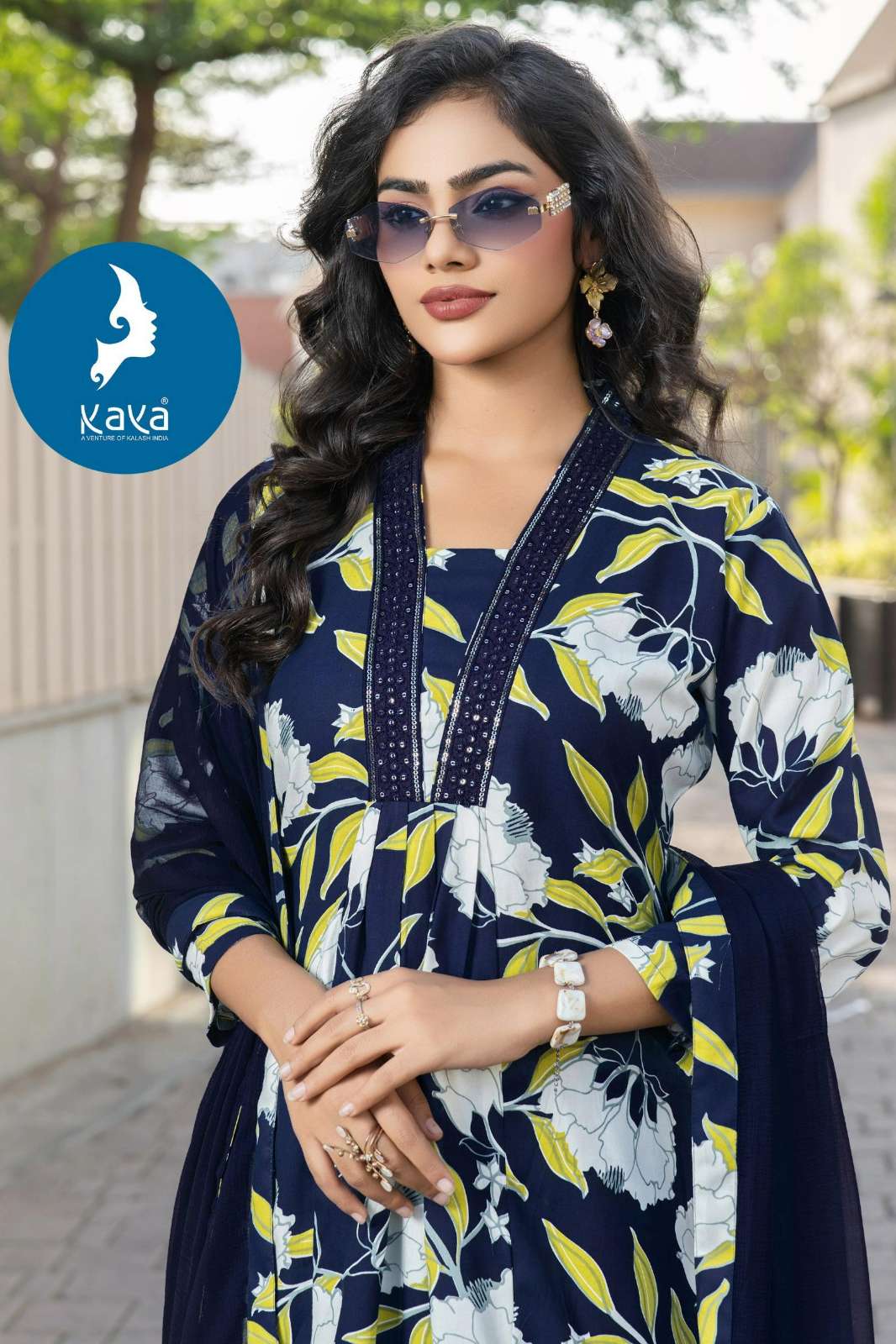 Shir Balaji Emporium KEYA Rayon Printed Designer Kurtis