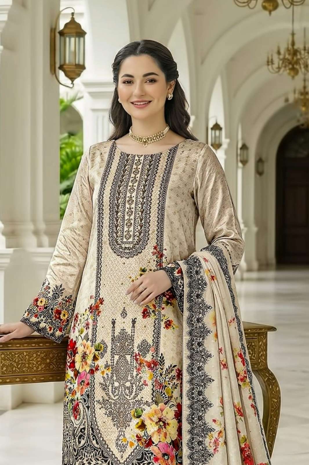 SHREE KT 348 PURE VISCUSE MUSLIN DIGITAL PRINTED DESIGNER SALWAR SUIT