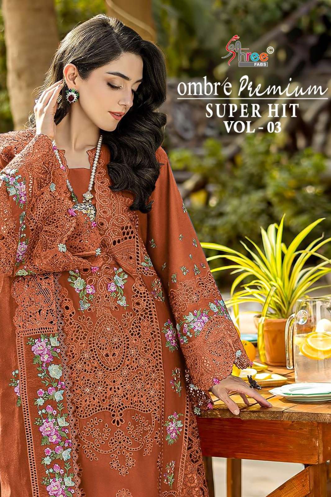Shree VOL 3 Pure Cotton with Heavy Self Embroidery Designer Salwar Suit  