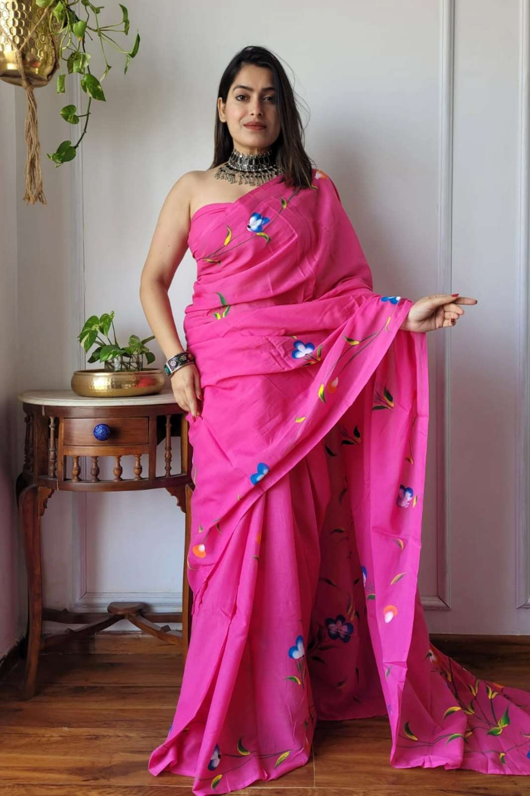 Shri Balaji Emporium 21572 Hand Block Printed Pure cotton sarees collection