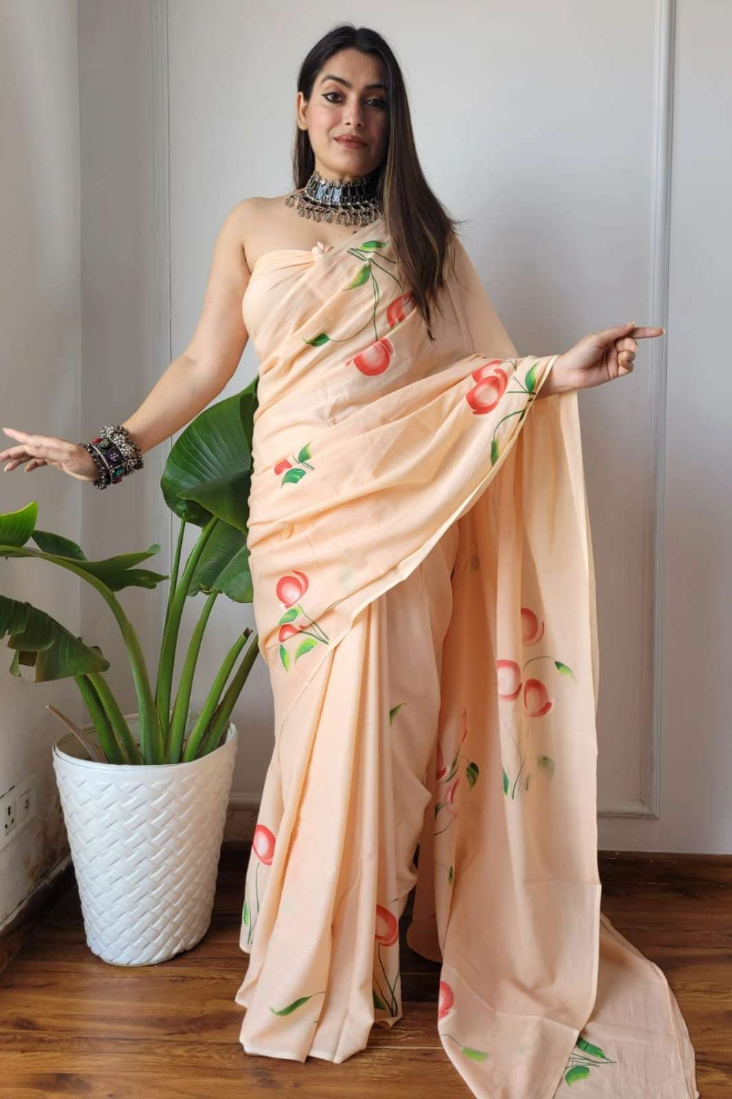 Shri Balaji Emporium 21572 Hand Block Printed Pure cotton sarees collection