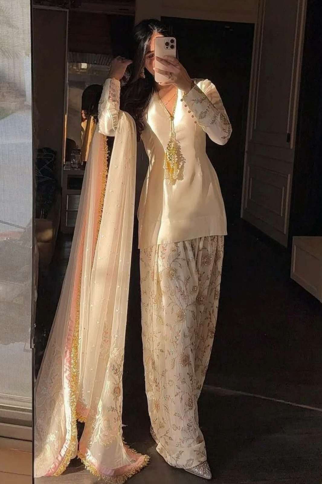 Shri Balaji Emporium 25587 Glass Satin With Embroidery Sequence Work SUIT