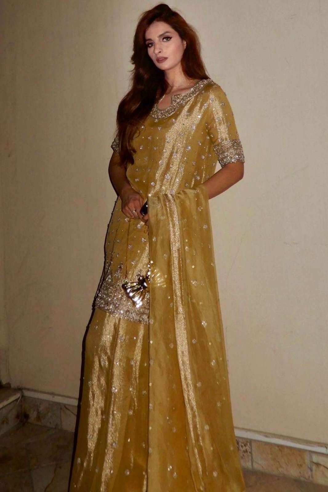 Shri Balaji Emporium LC 1456 Beautiful GMY Silk Pakistani Sharara Suit