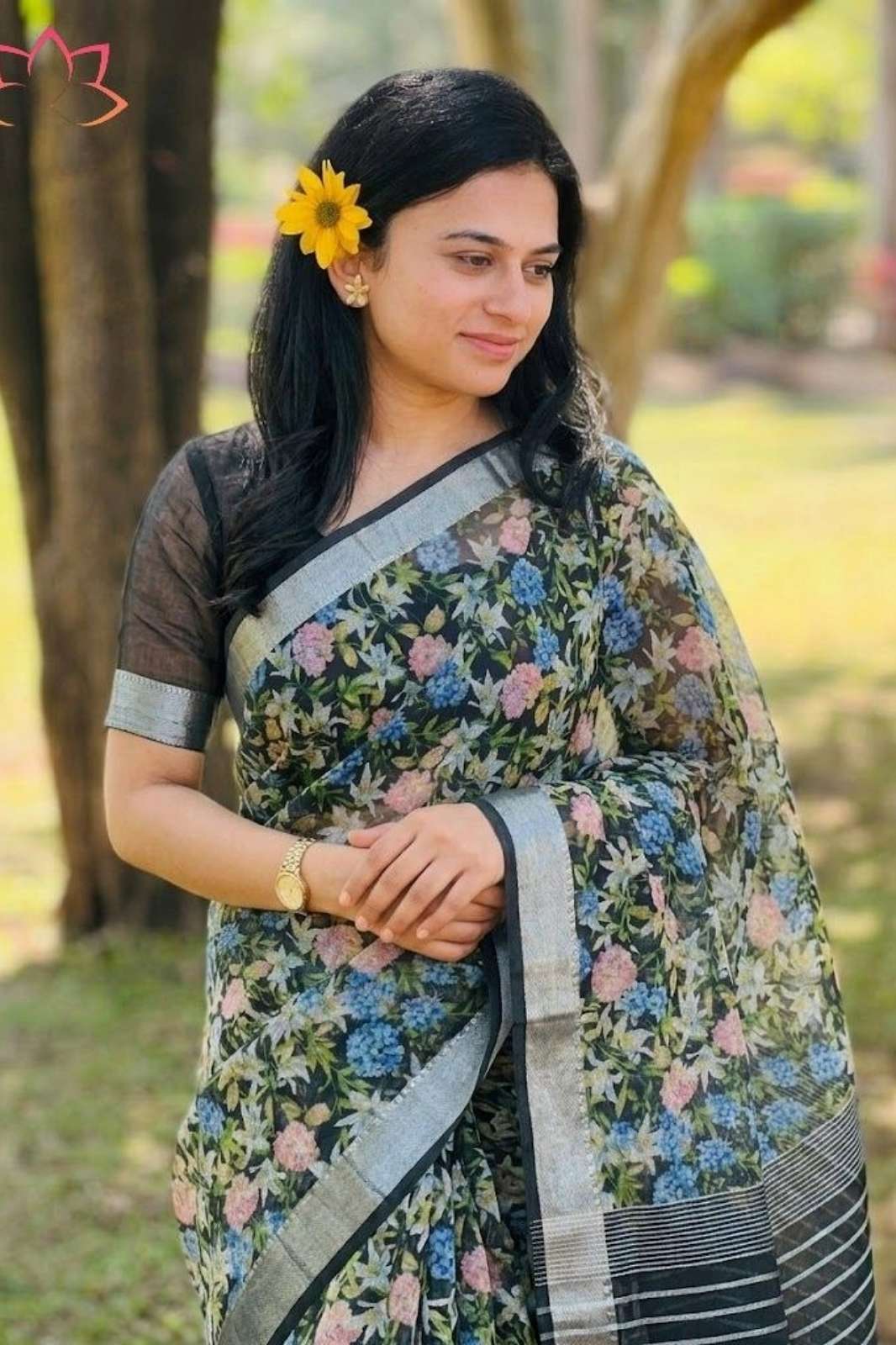 Shri Balaji Emporium Presents MG650 Soft Linen Digital Printed Saree Collection