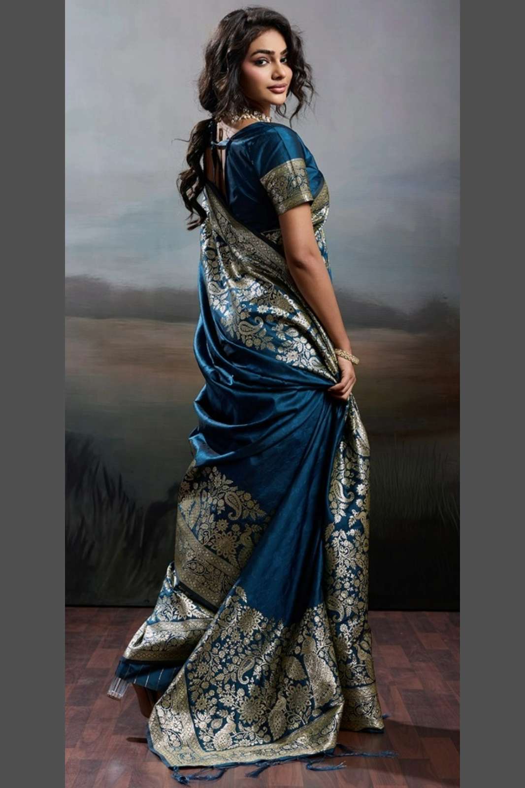 Shri balaji Emporium RAJWADA SILK Indian Women Designer Silk Saree