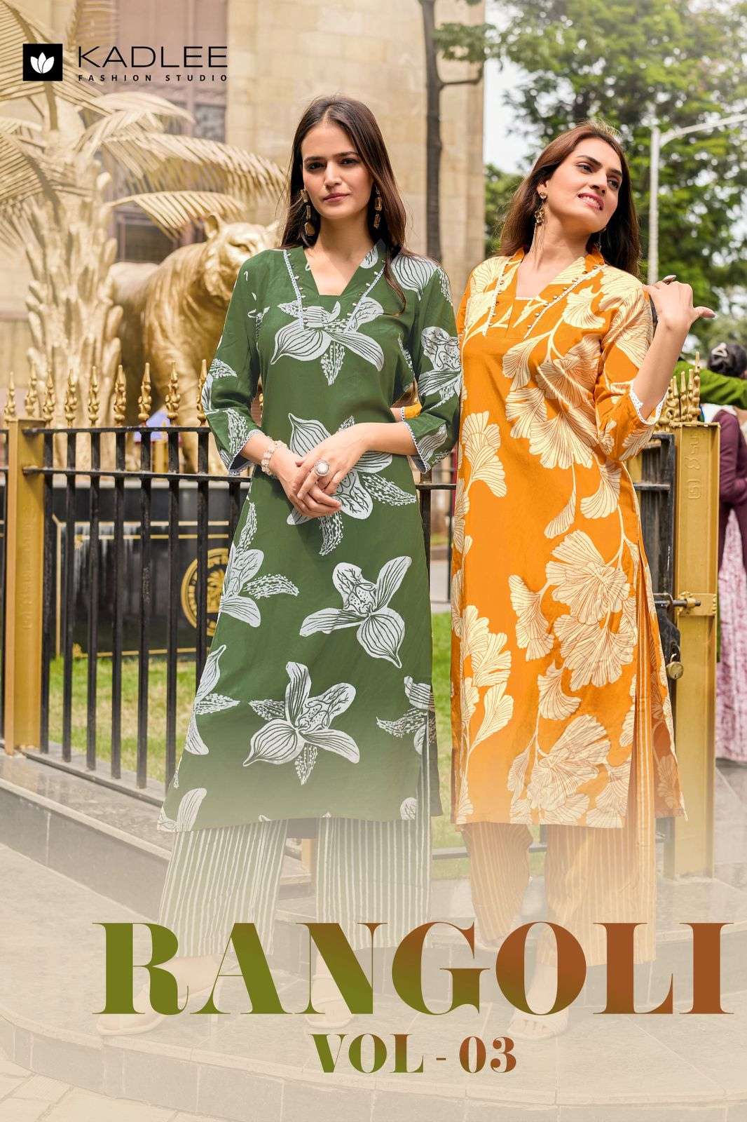 Shri Balaji Emporium Rangoli Vol 3 Rayon Printed Designer Kurtis