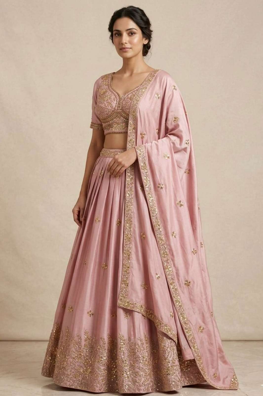 Shri Balaji Emporium Sabyasachi Rangooli Silk Designer Lehenga Choli