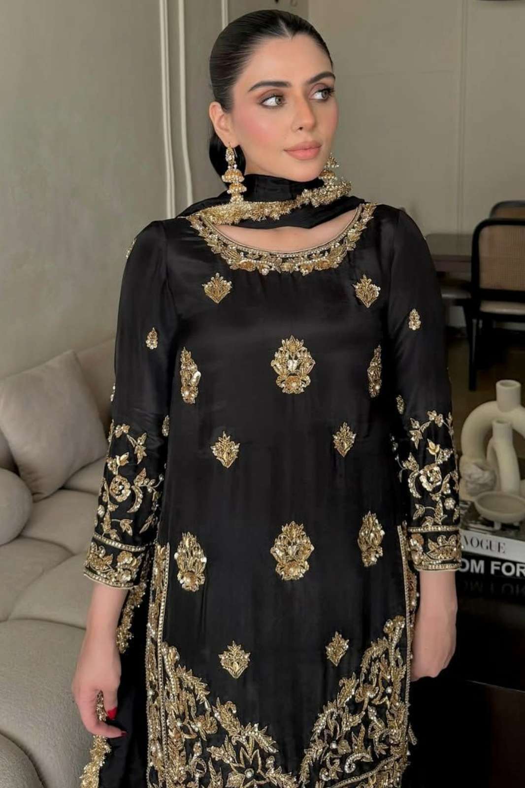 Shri Balaji EmporiumLC 1465 Beautiful Chinon Silk Pakistani Sharara Suit