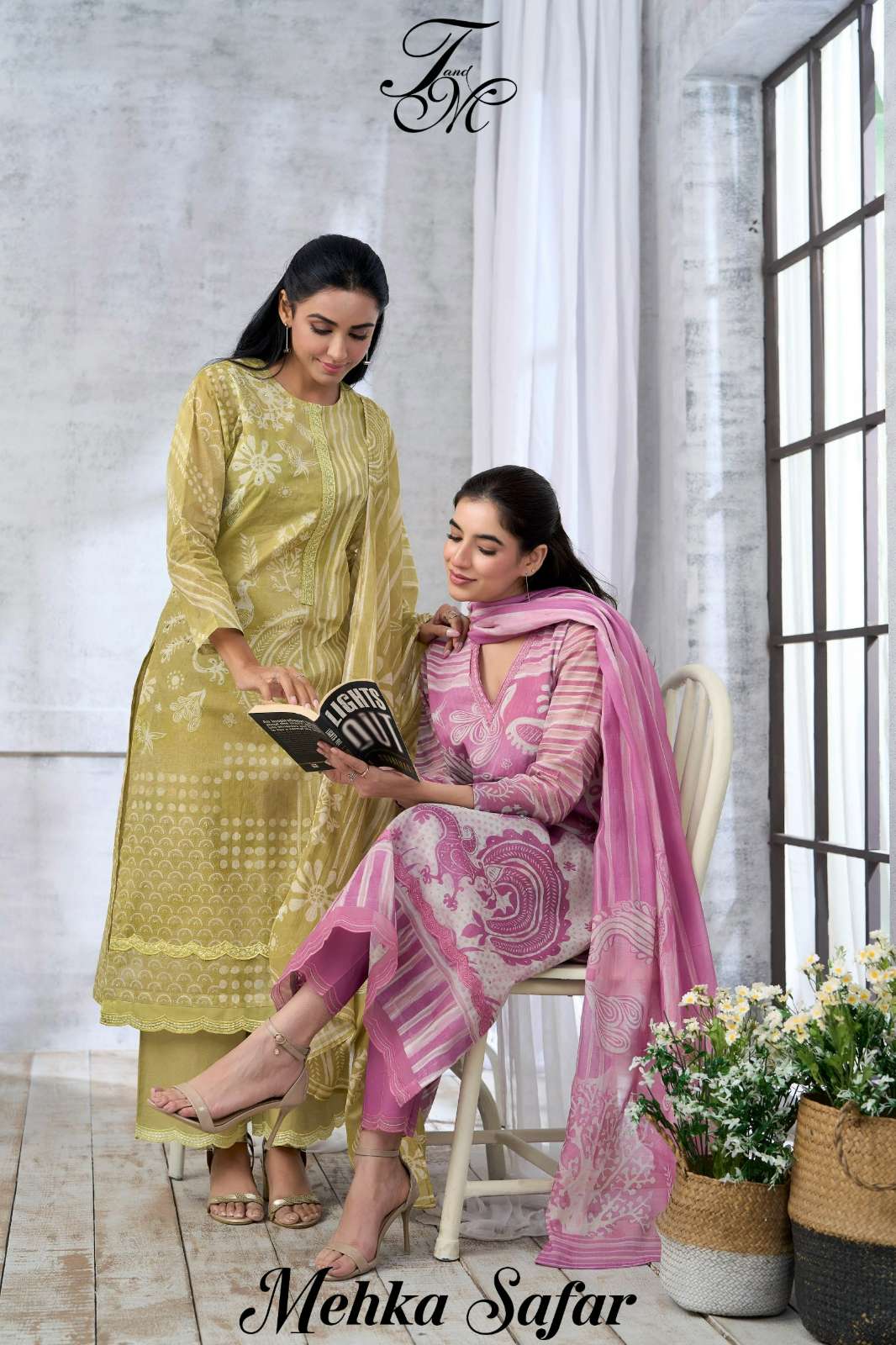 T&M Mehka Safar ORGANDY DIGITAL PRINTED DESIGNER SALWAR SUIT