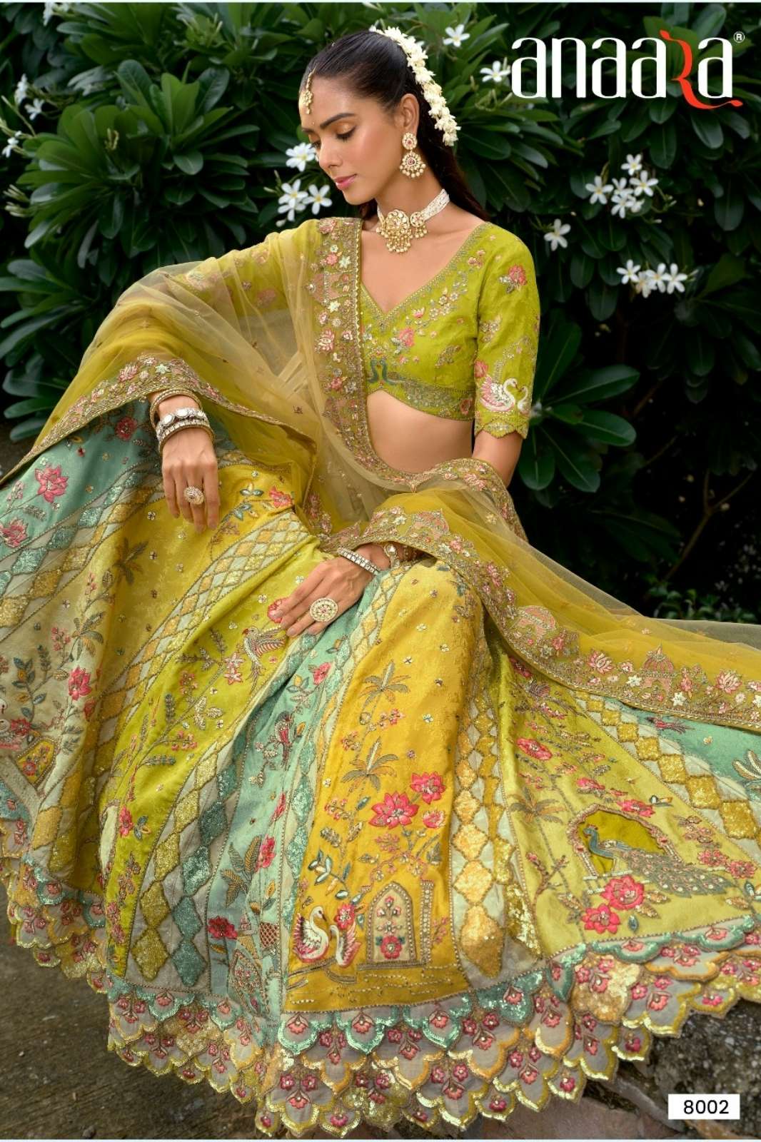 Tathastu Anaara 8000 Series Fancy Silk With Heavy embellished Designer Work All Over Lehenga 