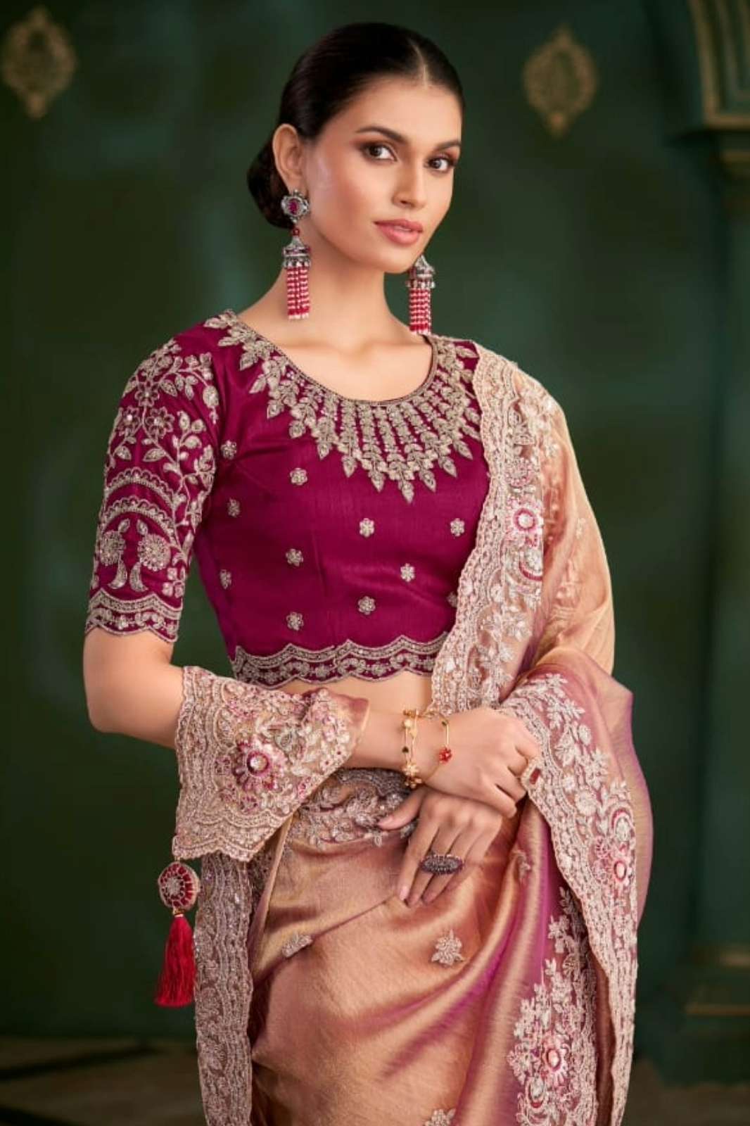 TFH PRESENTS SARVARATNA HITS MULTI FABRIC PARTYWEAR SAREE COLLECTION