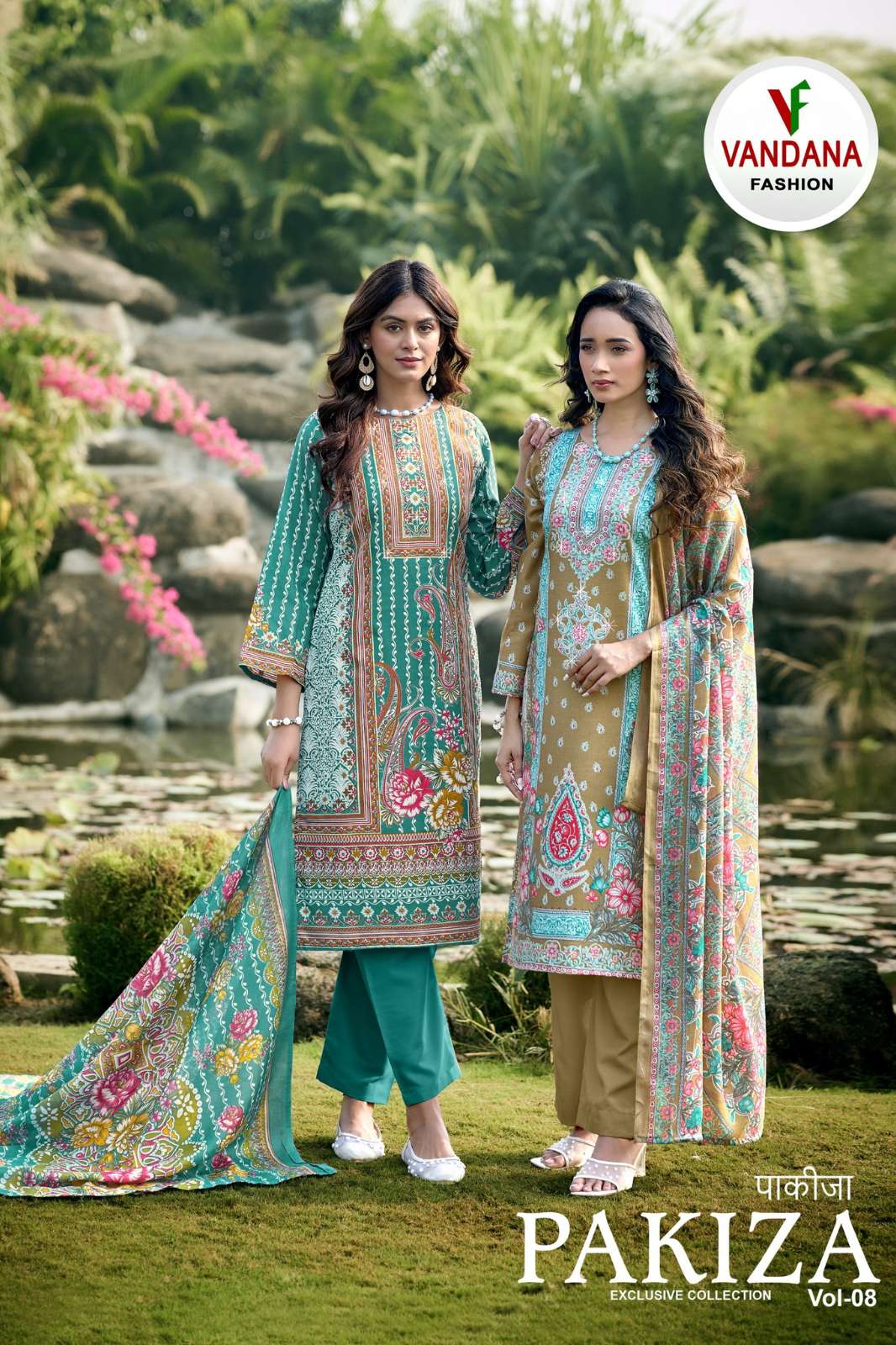 Vandana Fashion PAKIZA  8 Pure Cotton Digital Printed Designer Salwar Suit
