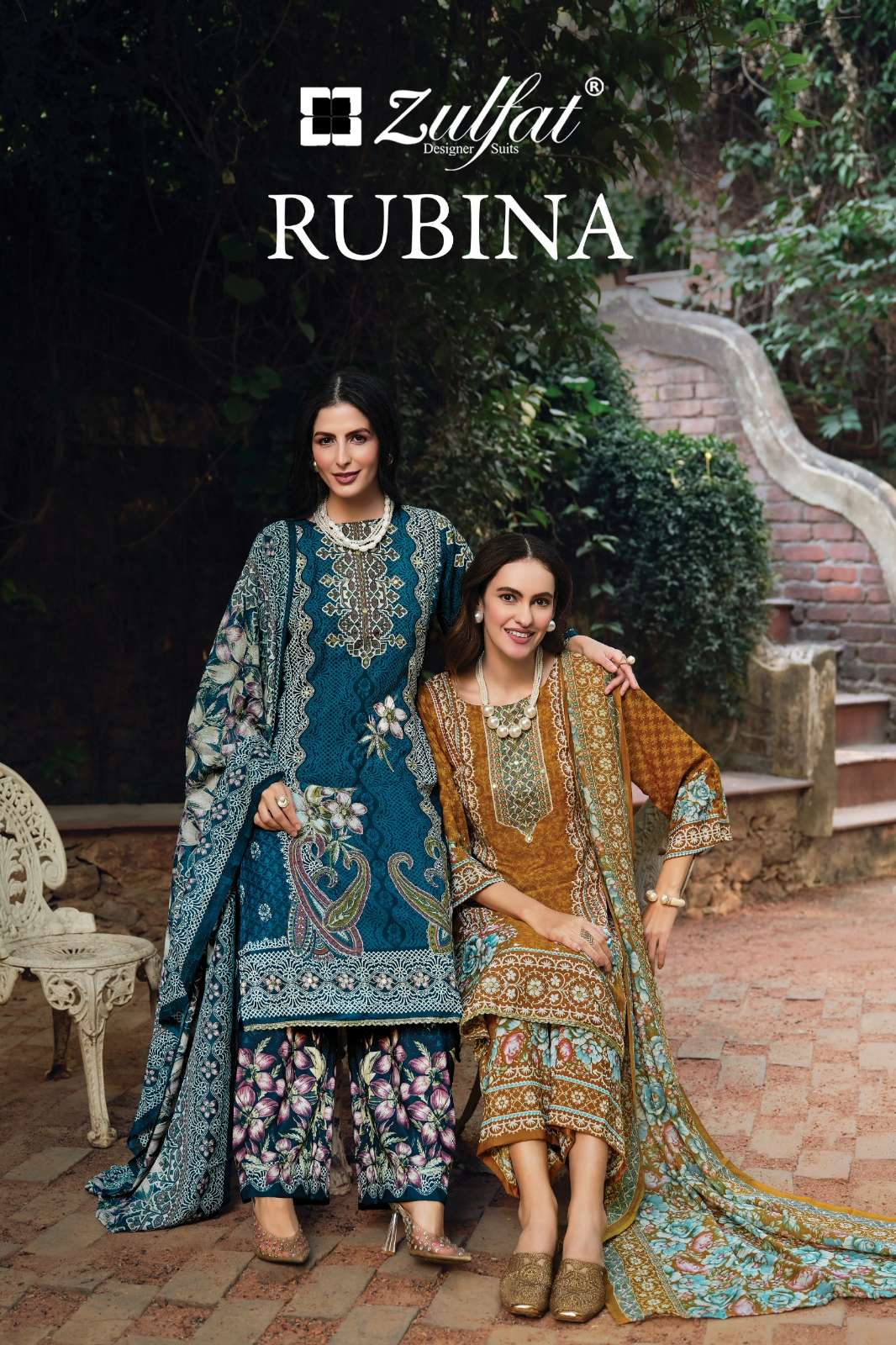 ZULFAT RUBINA PURE RAYON WITH HAND WORK DESIGNER SALWAR SUIT