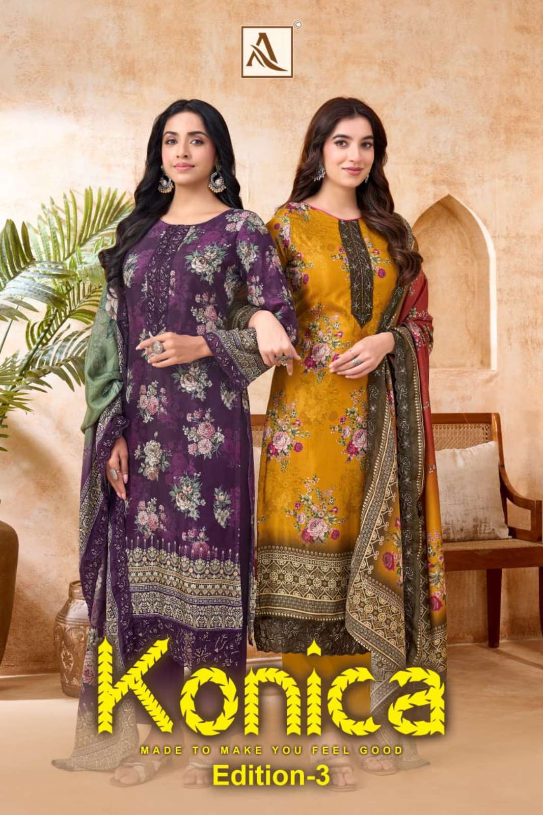 Alok KONICA 3 Designer Pure Viscose Maslin Digital Printed Salwar Suit
