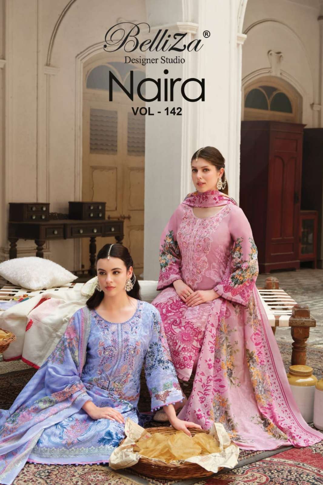BelliZa NAIRA VOL 14 Pure Cotton Digital Printed Designer Salwar Suit 