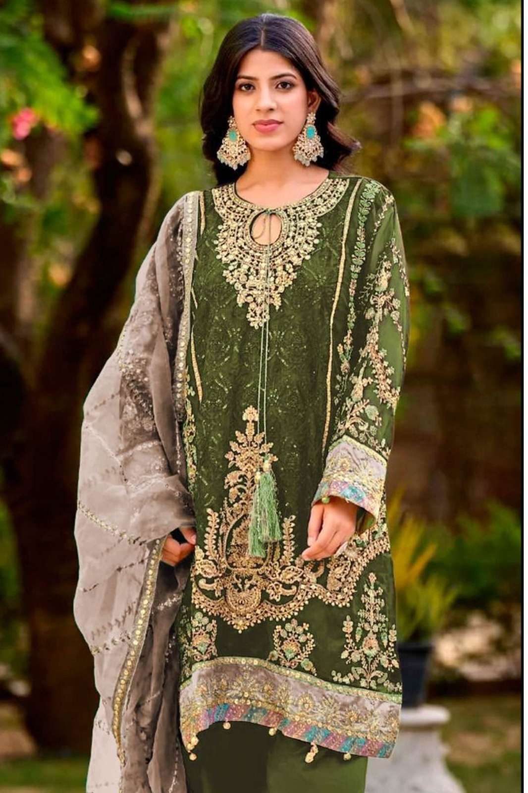 BILQIS TM D NO B 142 E1 TO H1 JIMI CHU HEAVY EMBROIDERED WITH PERAL WORK DESIGNER SALWAR SUIT