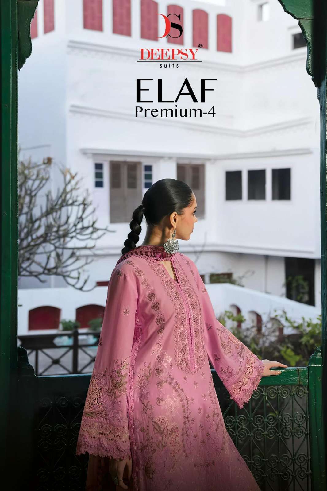 Deepsy ELAF  Premium 4  Pure Cotton with Heavy Self Embroidery Designer Salwar Suit