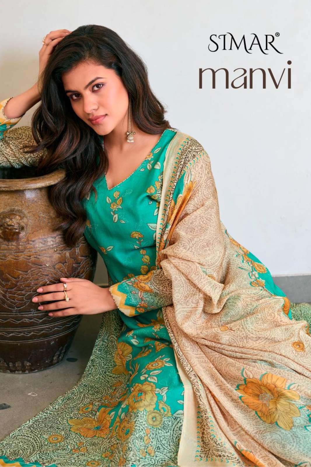 Glossy Manvi Pure Mal Digital Print with Handwork Designer Salwar Suit 
