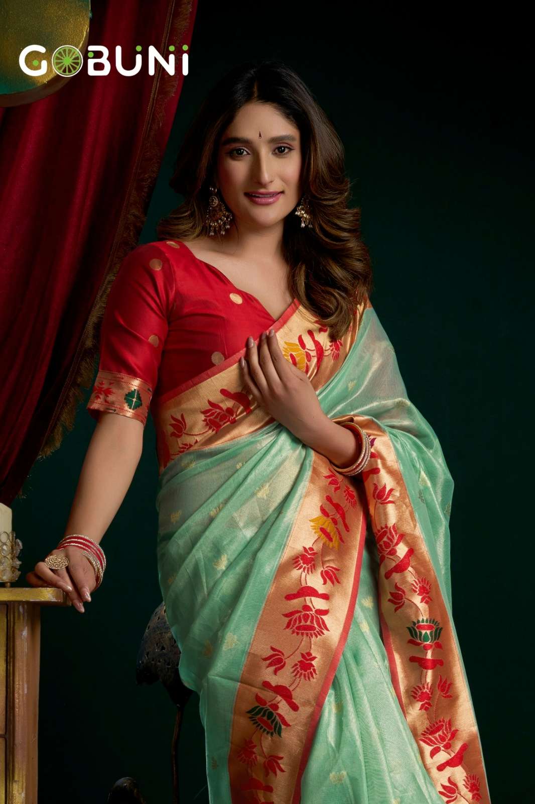 Gobuni presents Seerat Premium Tissue Paithani Sarees collection