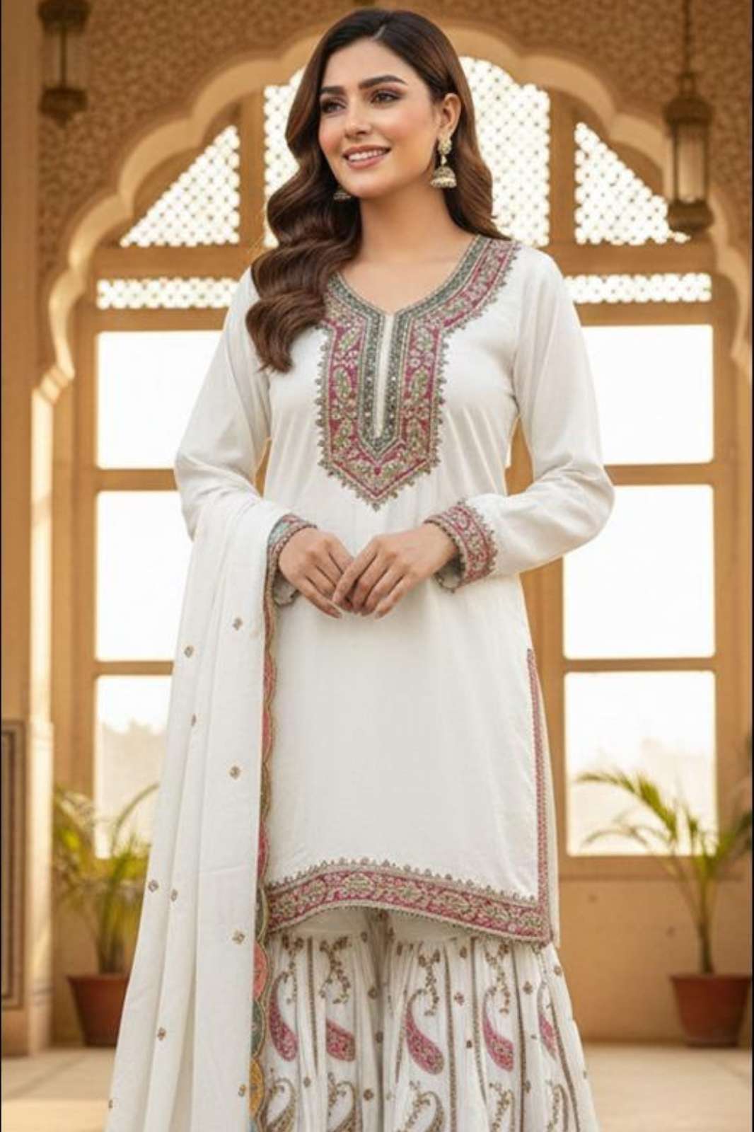 Hoor Tex HF 581 Heavy Chinon Designer Salwar Suit 