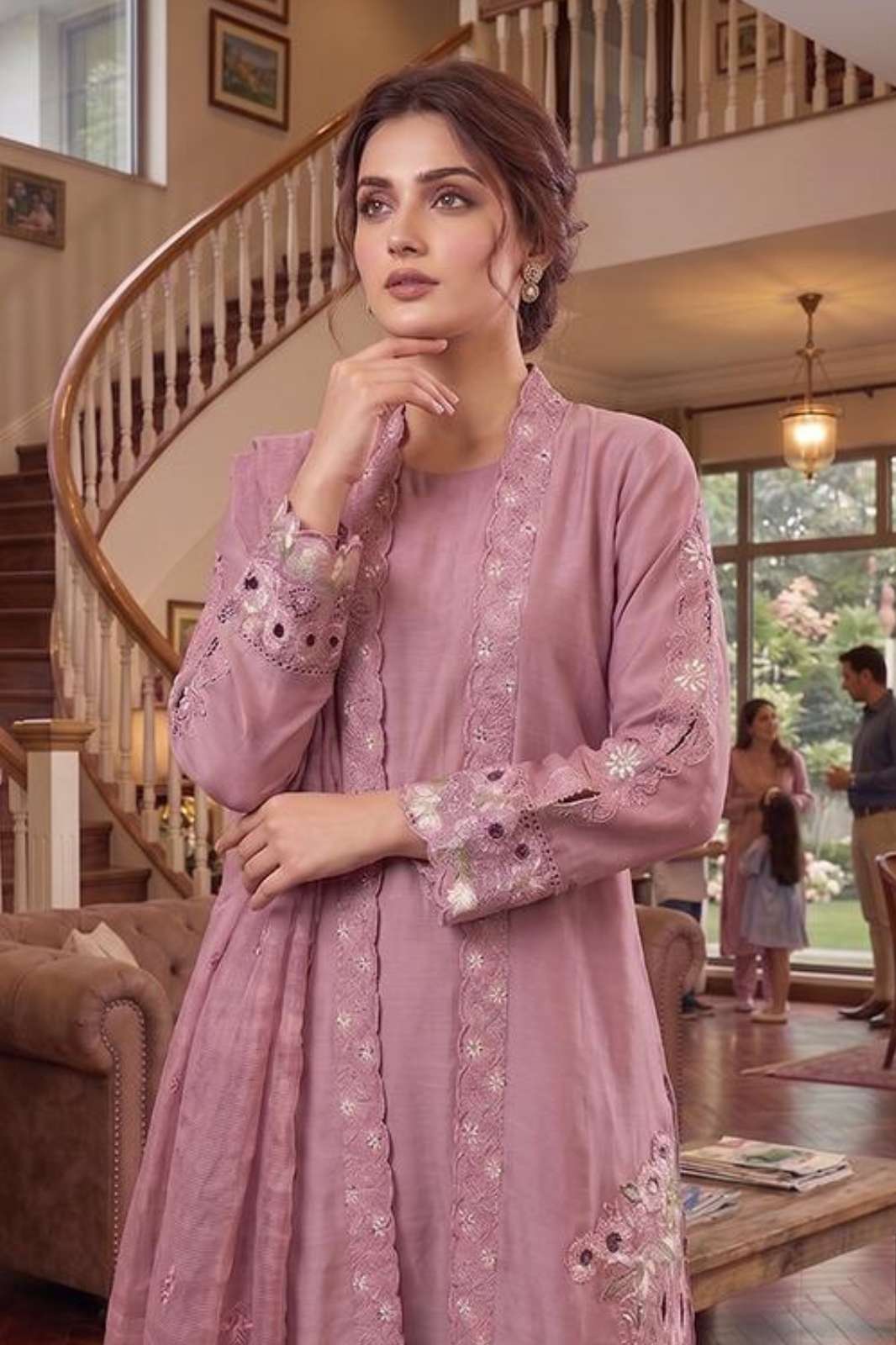 Hoor Tex HF 801 Cristal Viscous Designer Salwar Suit 