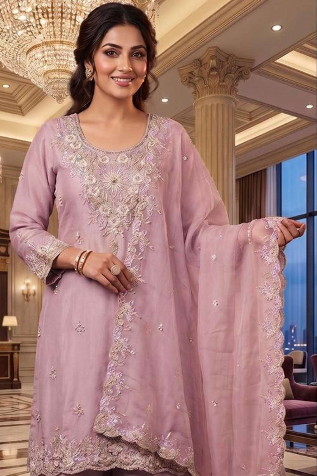 Hoor Tex HF 806 Alfa chiffon Designer Salwar Suit 