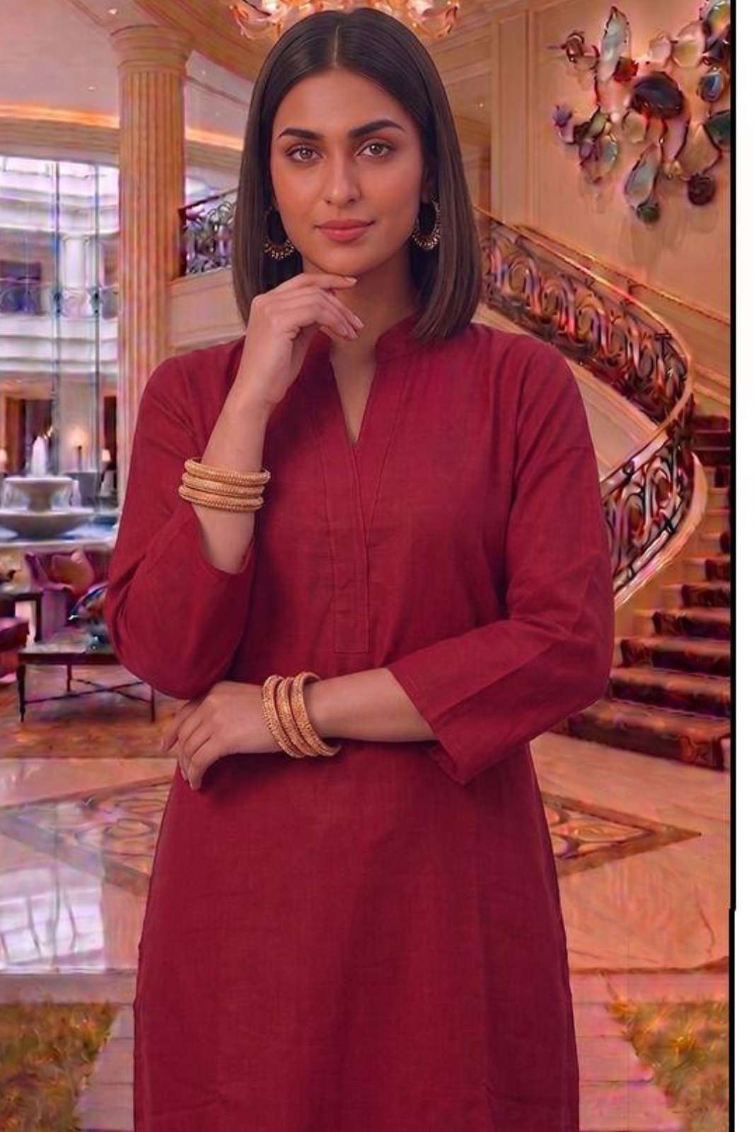Hoor Tex HF 814 A To D Heavy Viscose with Farshi Designer Kurtis