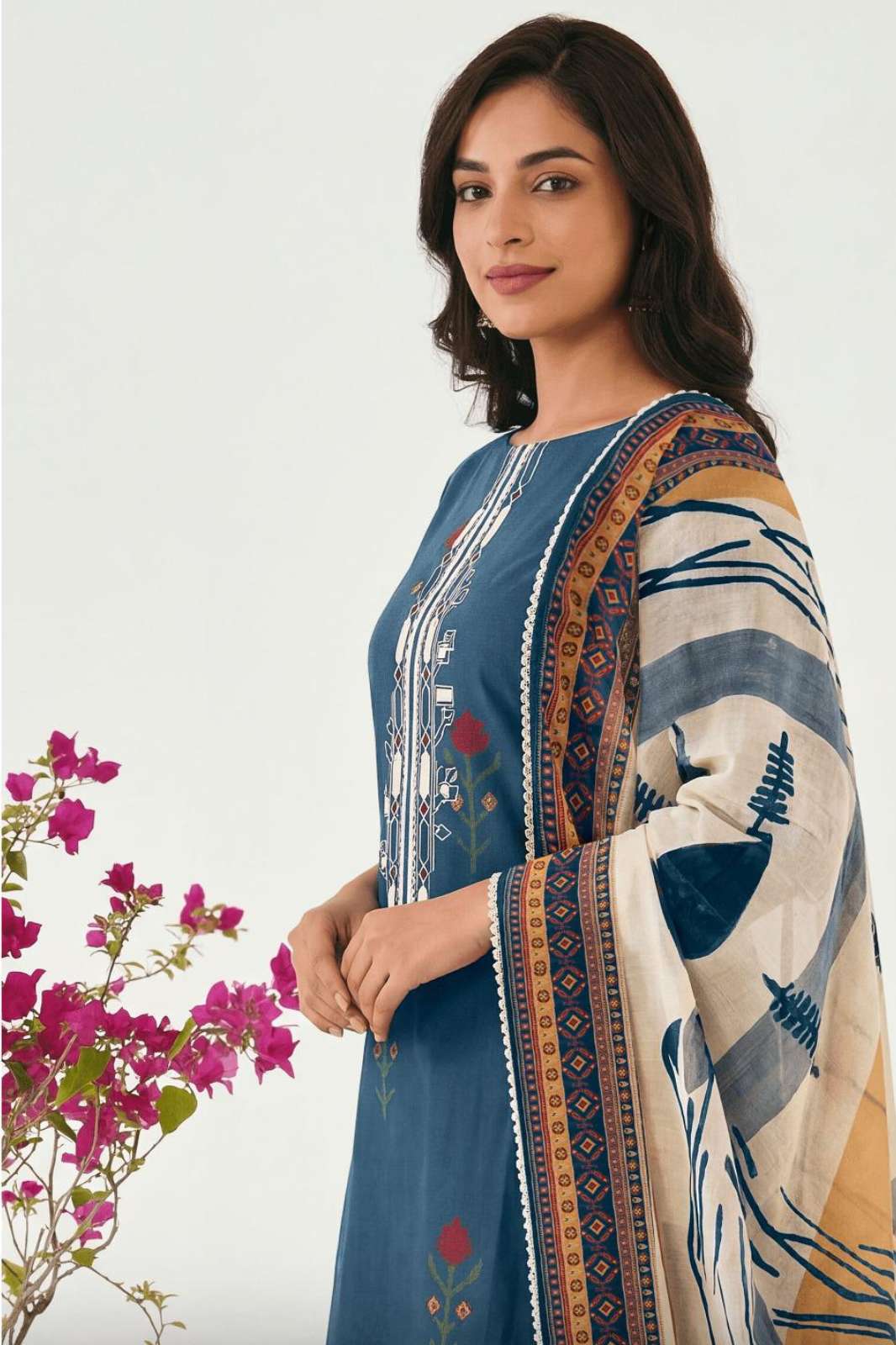 Jay Vijay Ismeria 3298 Premium Cotton Hand Block Printed Designer Salwar Suit 