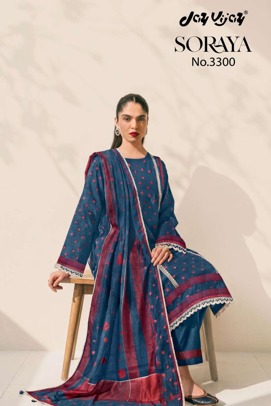 Jay Vijay Soraya 3300 Pure Cotton Digital Printed Designer Salwar Suit