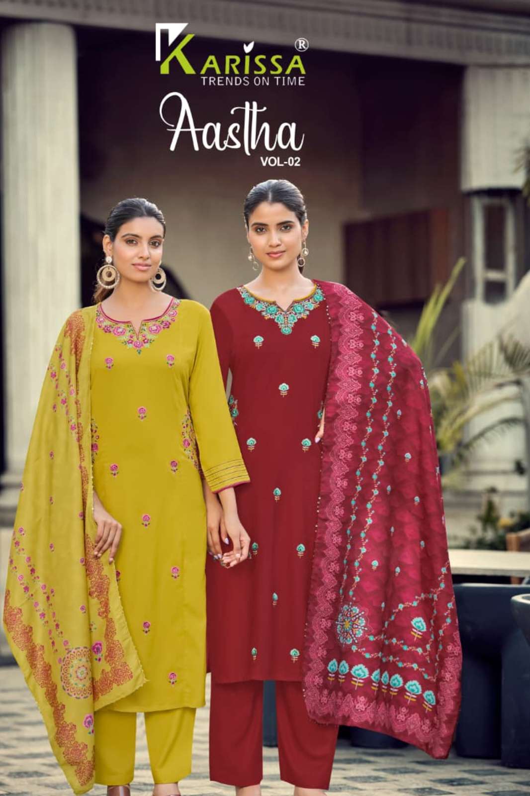 KARISSA AASTHA vol 2 Rayon Fabric with Digital Printed Designer Salwar Suit