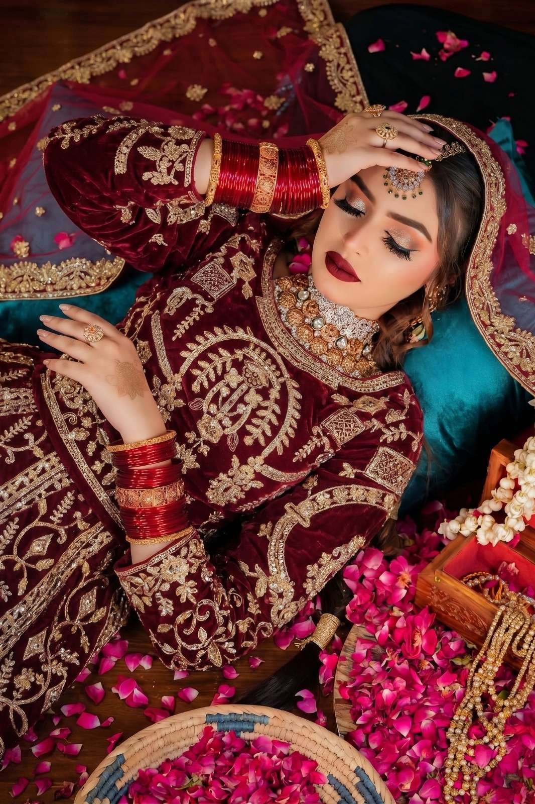 Kb Series 22244 Beautiful Embroidery sequence work fancy dori and diamond work wedding Lehenga