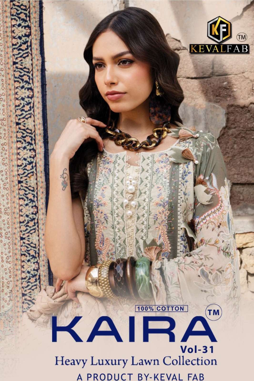Keval Feb KAIRA Heavy Lawn Cotton Digital Printed Designer Salwar Suit 