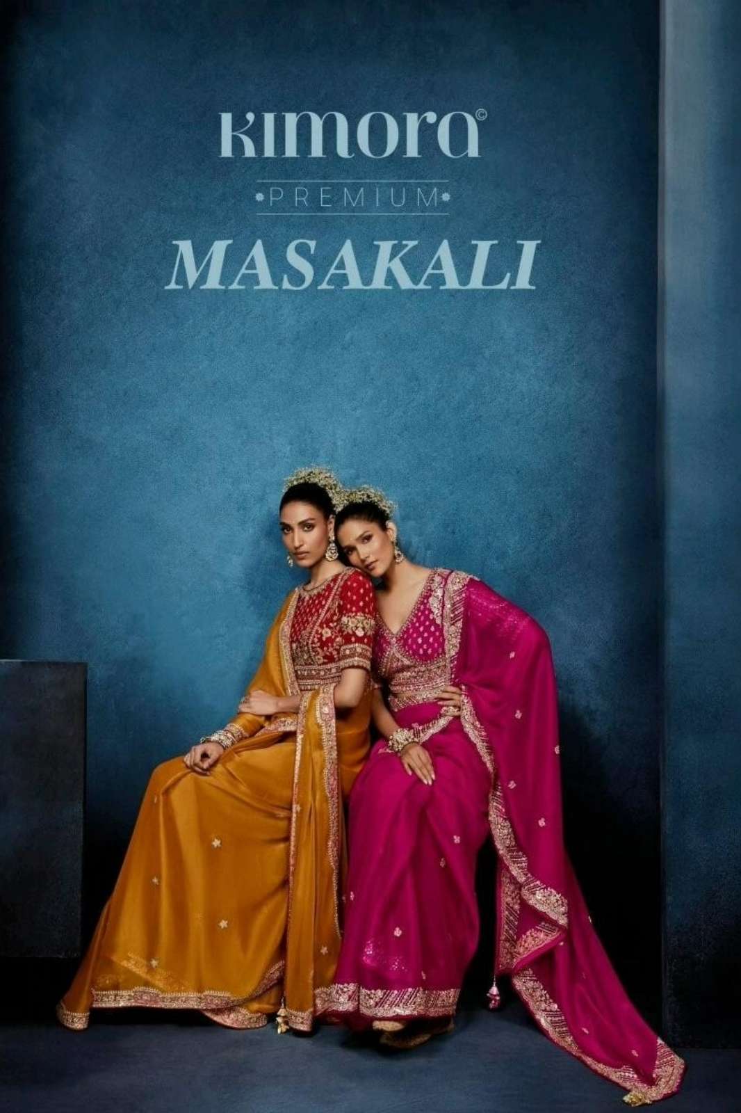 Kimora Presents Masakali Pure Fancy Tissue Saree with with Designer Hand work Saree Collection