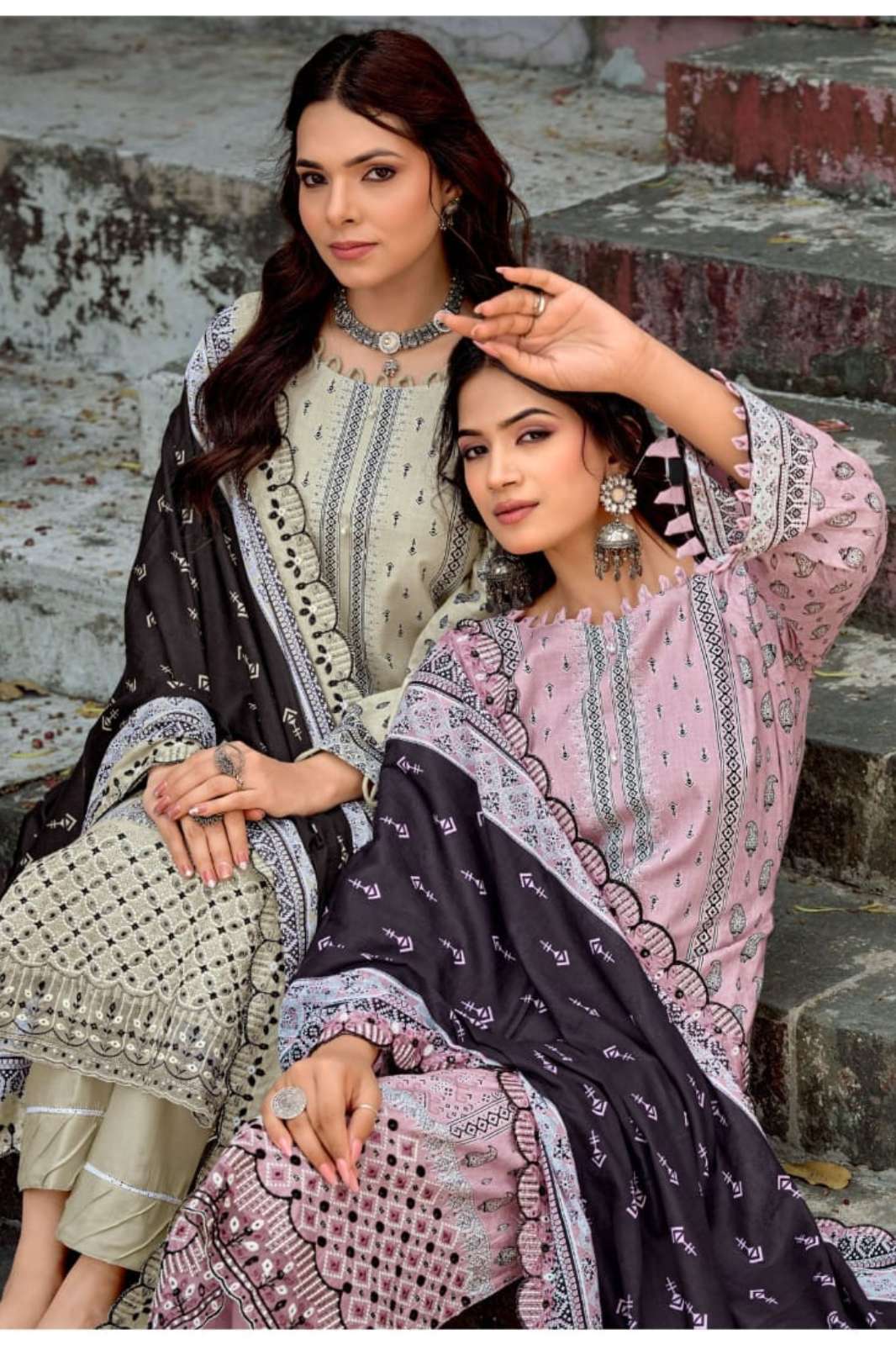 Levisha ZUBIA Cambric Lawn Cotton Printed Designer Salwar Suit 