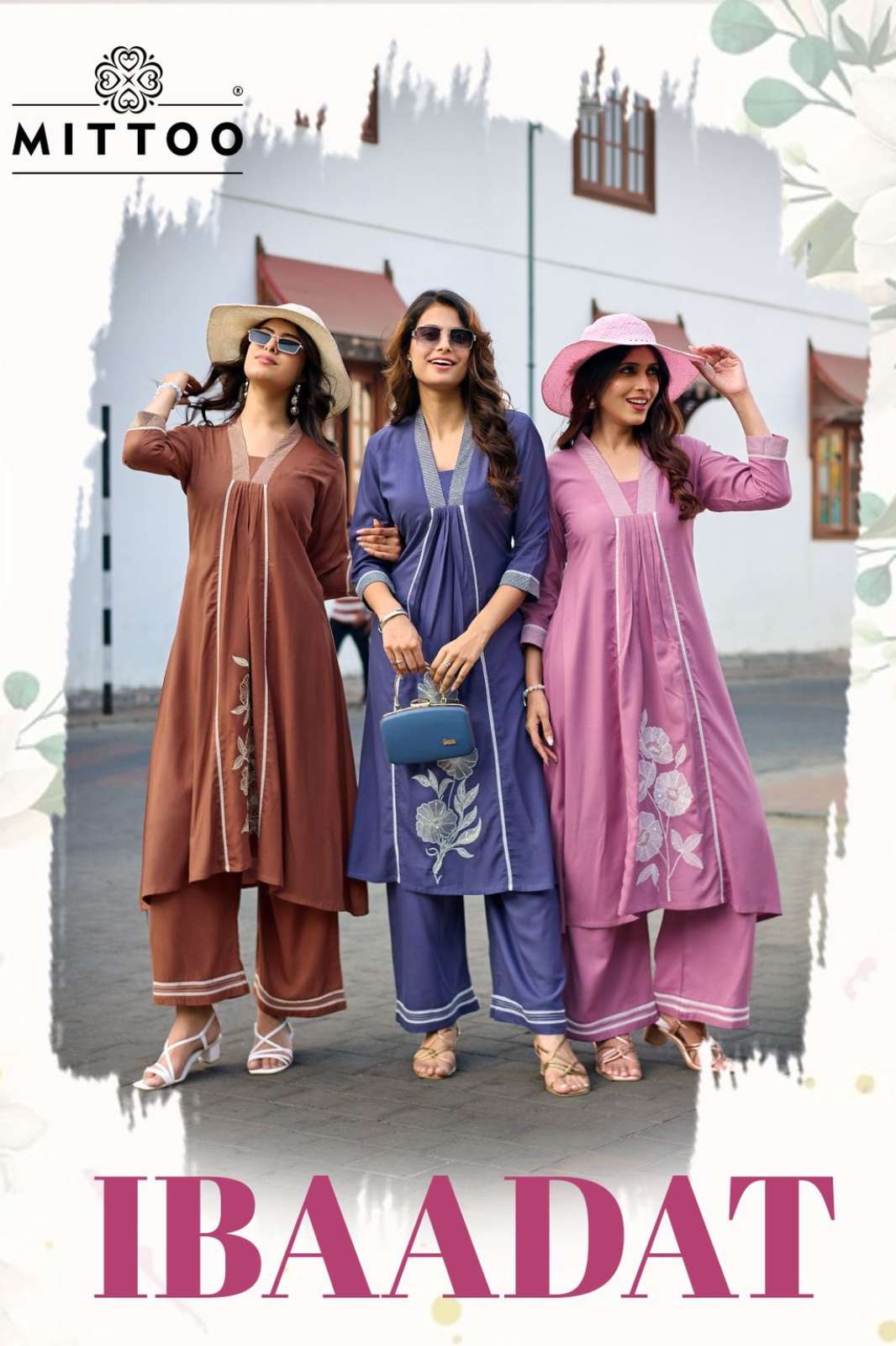Mittoo Ibadat Heavy Rayon Fabric with Handwork Designer Kurtis