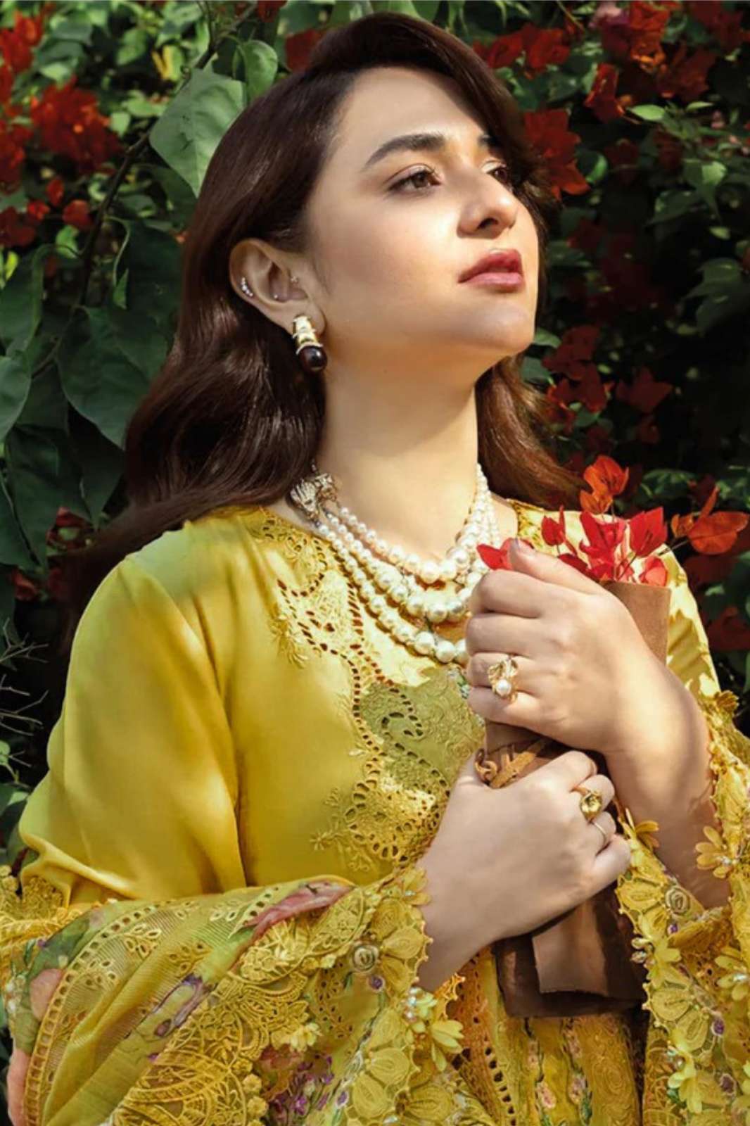 Motifz ELAF Pure Cambric Cotton with Embroidery work Designer Salwar Suit 