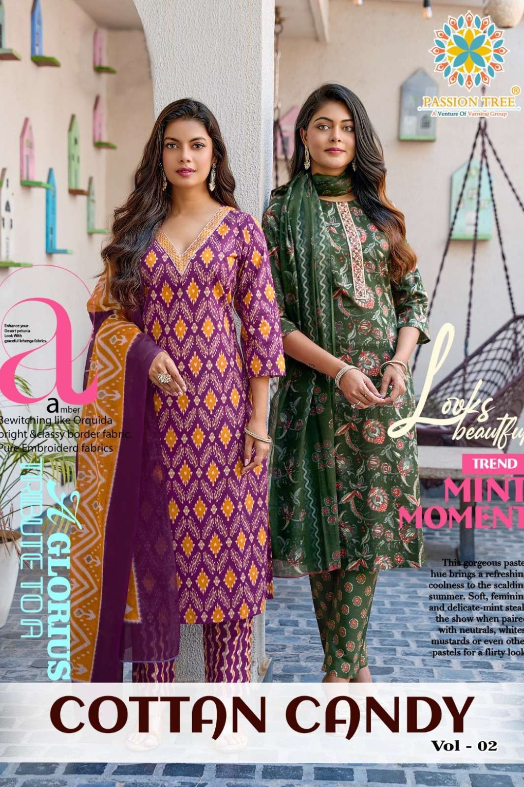 PASSION TREE COTTON CANDY VOL 2 HEAVY COTTON PRINTED DESIGNER SALWAR SUIT