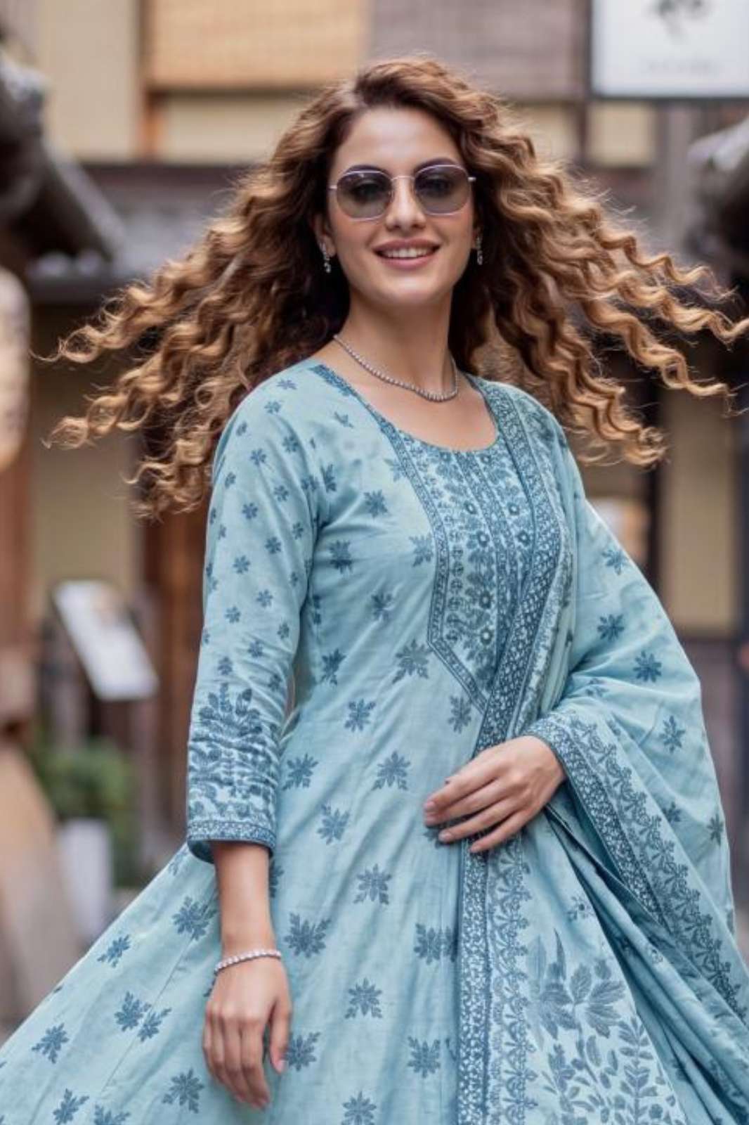 Poonam Designer D no P72 Pure Mal Cotton Digital Printed with Handwork Designer Salwar Suit 